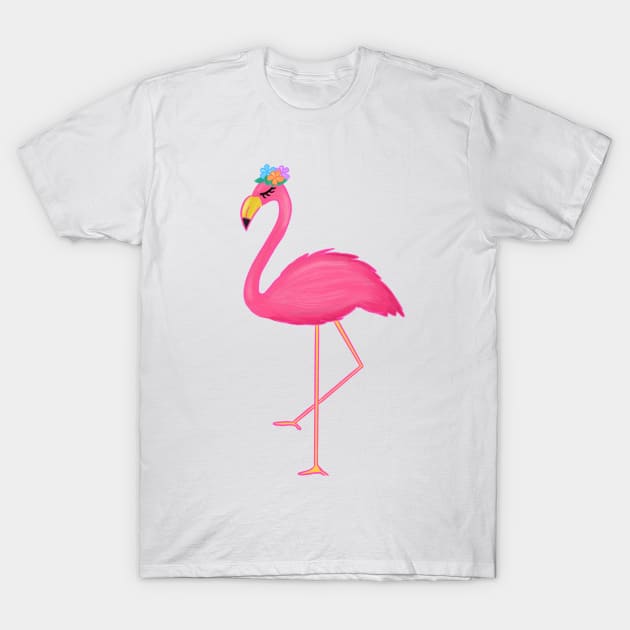 Flamingo T-Shirt by ithacaplus